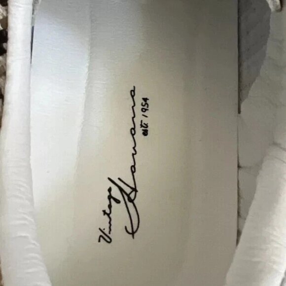 NEW IN BOX Vintage Havana Carla Tweed Fashion Sneaker Brown, Tan Tweed Size 7.5 - Picture 4 of 10